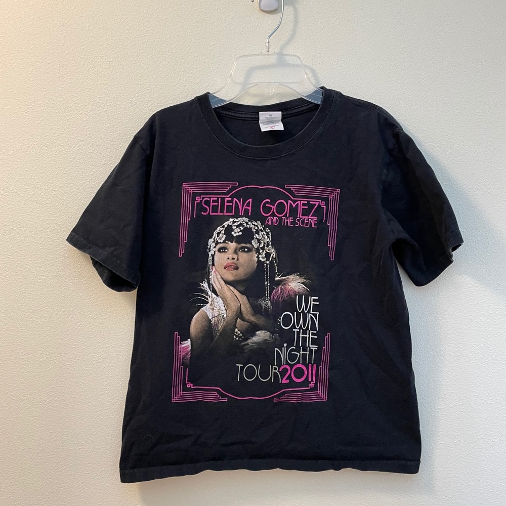Selena Gomez 2011 concert tee L youth